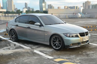 SAN JUAN, PH - NOV 20 - BMW 316i at Bimmers reunite on November 20, 2022 in San Juan, Philippines. Bimmers reunite is a BMW car event held in Philippines.