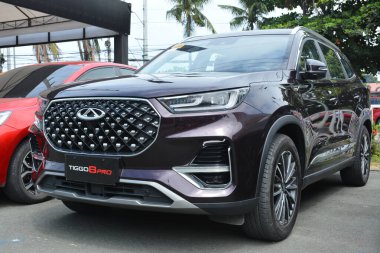 PASAY, PH - SEPT 17 - Chery tiggo 8 pro at Philippine International Motor Show on September 17, 2022 in Pasay, Philippines. P.I.M.S. is a car show event held in Philippines.