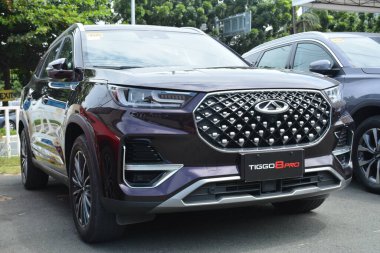 PASAY, PH - SEPT 17 - Chery tiggo 8 pro at Philippine International Motor Show on September 17, 2022 in Pasay, Philippines. P.I.M.S. is a car show event held in Philippines.