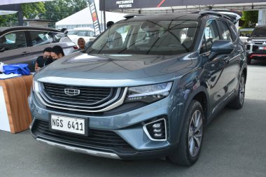 PASAY, PH - SEPT 17 - Geely okavango at Philippine International Motor Show on September 17, 2022 in Pasay, Philippines. P.I.M.S. is a car show event held in Philippines.