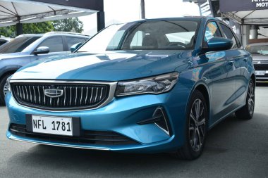 PASAY, PH - SEPT 17 - Geely emgrand at Philippine International Motor Show on September 17, 2022 in Pasay, Philippines. P.I.M.S. is a car show event held in Philippines.