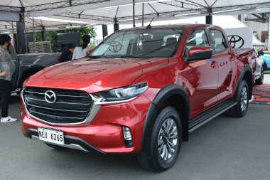 PASAY, PH - SEPT 17 - Mazda bt50 pick up at Philippine International Motor Show on September 17, 2022 in Pasay, Philippines. P.I.M.S. is a car show event held in Philippines.
