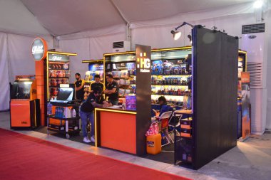 PASAY, PH - SEPT 17 - Glaz experts booth display at Philippine International Motor Show on September 17, 2022 in Pasay, Philippines. P.I.M.S. is a car show event held in Philippines.