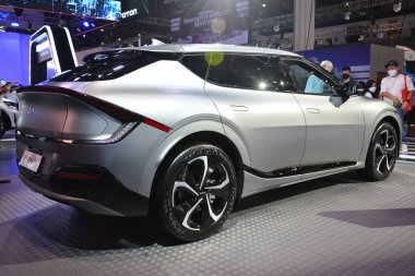 PASAY, PH - SEPT 17 - Kia ev6 at Philippine International Motor Show on September 17, 2022 in Pasay, Philippines. P.I.M.S. is a car show event held in Philippines.