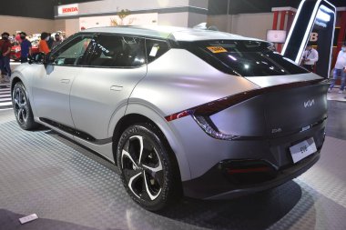 PASAY, PH - SEPT 17 - Kia ev6 at Philippine International Motor Show on September 17, 2022 in Pasay, Philippines. P.I.M.S. is a car show event held in Philippines.