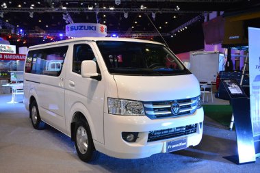 PASAY, PH - SEPT 17 - Foton transvan at Philippine International Motor Show on September 17, 2022 in Pasay, Philippines. P.I.M.S. is a car show event held in Philippines.