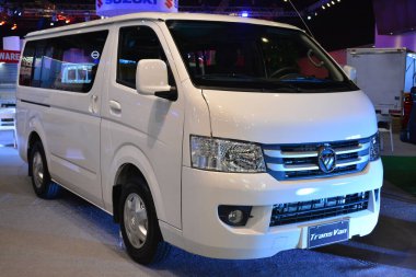 PASAY, PH - SEPT 17 - Foton transvan at Philippine International Motor Show on September 17, 2022 in Pasay, Philippines. P.I.M.S. is a car show event held in Philippines.