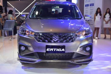 PASAY, PH - SEPT 17 - Suzuki ertiga at Philippine International Motor Show on September 17, 2022 in Pasay, Philippines. P.I.M.S. is a car show event held in Philippines.