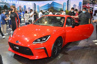 PASAY, PH - SEPT 17 - Toyota gr 86 at Philippine International Motor Show on September 17, 2022 in Pasay, Philippines. P.I.M.S. is a car show event held in Philippines.