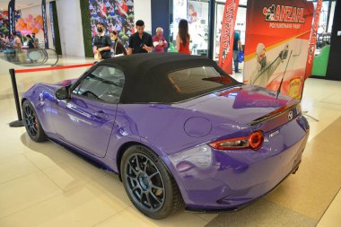 PARANAQUE, PH - SEPT 3 - Mazda miata mx5 at Mazda Day on September 3, 2022 in Pasay, Philippines. Mazda day is a car meet event held in Philippines.
