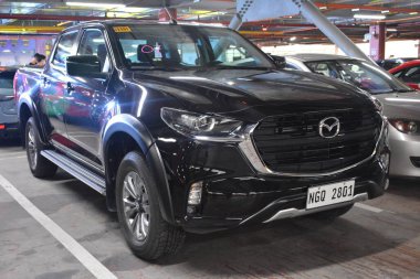 PARANAQUE, PH - SEPT 3 - Mazda bt 50 pick up at Mazda Day on September 3, 2022 in Pasay, Philippines. Mazda day is a car meet event held in Philippines.