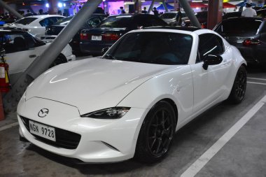 PARANAQUE, PH - SEPT 3 - Mazda miata mx5 at Mazda Day on September 3, 2022 in Pasay, Philippines. Mazda day is a car meet event held in Philippines.