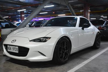 PARANAQUE, PH - SEPT 3 - Mazda miata mx5 at Mazda Day on September 3, 2022 in Pasay, Philippines. Mazda day is a car meet event held in Philippines.