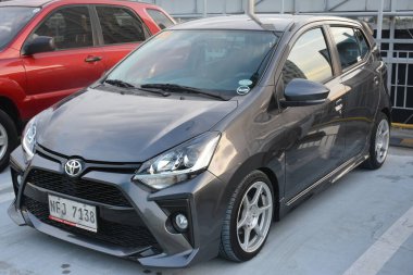 SAN JUAN, PH - AUG 28 - Toyota wigo at East side collective car meet on August 28, 2022 in San Juan, Philippines. East side collective is a car meet event held in Philippines. 