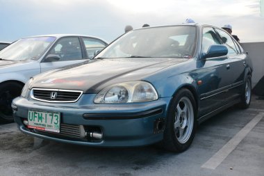 PARANAQUE, PH - AUG 27 - Honda civic at Honda day 4 on August 27, 2022 in Paranaque, Philippines. Honda day 4 is a car meet event held in Philippines.
