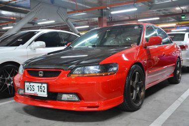 PARANAQUE, PH - JULY 30 - Honda civic at Honda Matsuri car meet on July 30, 2022 in Paranaque, Philippines. Honda matsuri is a car meet event held in Philippines.