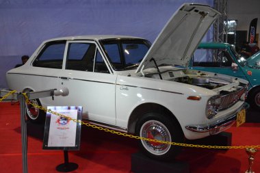 PASAY, PH - MAY 29 - Toyota corolla at TransSport Show on May 29, 2022 in Pasay, Philippines. TransSport Show is a aftermarket car show held in Philippines.