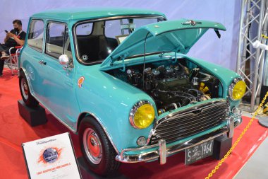 PASAY, PH - MAY 29 - Mini cooper s at TransSport Show on May 29, 2022 in Pasay, Philippines. TransSport Show is a aftermarket car show held in Philippines.