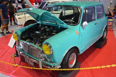 PASAY, PH - MAY 29 - Mini cooper s at TransSport Show on May 29, 2022 in Pasay, Philippines. TransSport Show is a aftermarket car show held in Philippines.