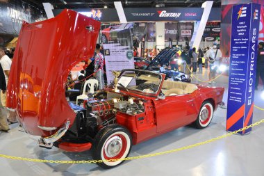 PASAY, PH - MAY 29 - Triumph spitfire mk3 at TransSport Show on May 29, 2022 in Pasay, Philippines. TransSport Show is a aftermarket car show held in Philippines.