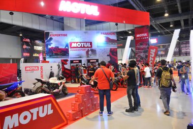 PASAY, PH - MAY 29 - Motul display booth at TransSport Show on May 29, 2022 in Pasay, Philippines. TransSport Show is a aftermarket car show held in Philippines.