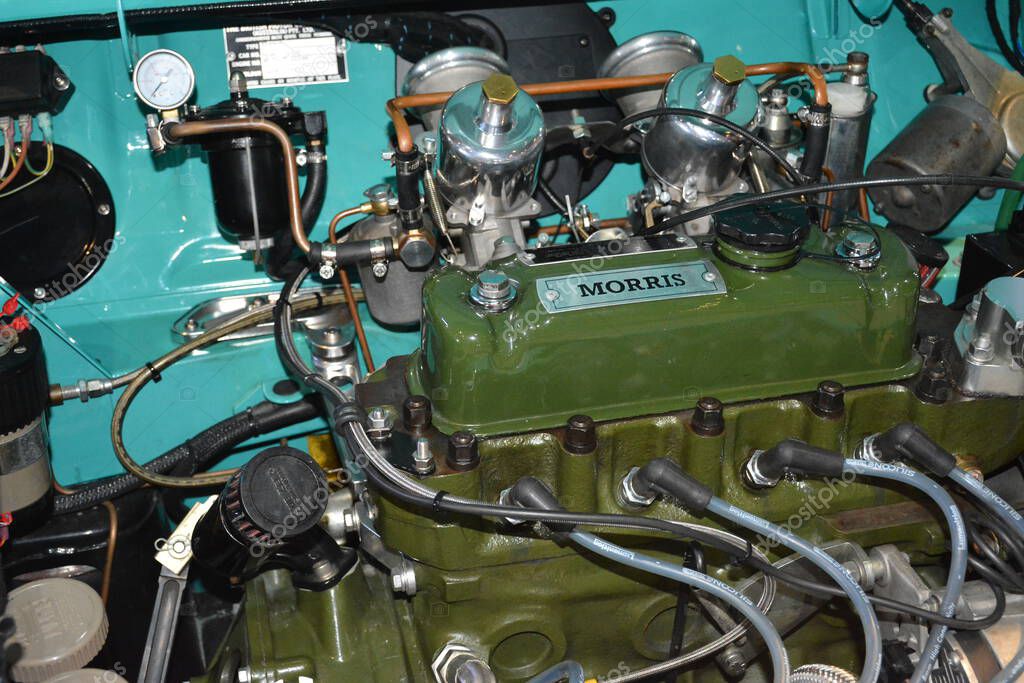 PASAY, PH MAY 29 Mini cooper s engine at TransSport Show on May 29