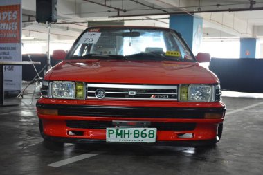 QUEZON CITY, PH - JUNE 4 - Toyota corolla at Wild rides Fairview Terraces on June 4, 2022 in Quezon City, Philippines. Wild rides is a car show held in Philippines.