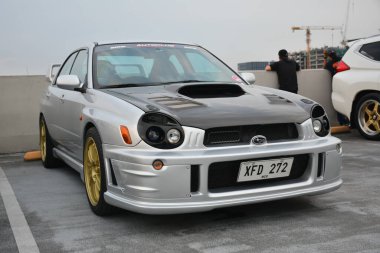 PARANAQUE, PH - AUG 20 - Subaru at crazy 4 doors on August 20, 2022 in Paranaque, Philippines. Crazy 4 doors is a car meet event held in Philippines.