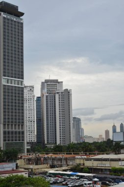 PASIG, PH - AUG 6 - Marco polo hotel facade on August 6, 2022 in Pasig, Philippines. Pasig City is a large district with a mix of offices and upscale housing around the Ortigas Center area.