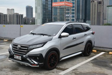 PASIG, PH - AUG 6 - Toyota rush at grand car meet for a cause on August 6, 2022 in Pasig, Philippines. Grand car meet for a cause is a event held in Philippines.