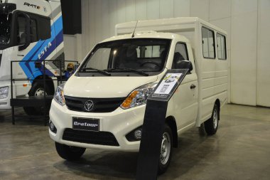 PASAY, PH - FEB 11 - Foton gratour mpv at Foton Big Show on February 11, 2023 in Pasay, Philippines. Foton is a Chinese company that manufactures trucks and buses.