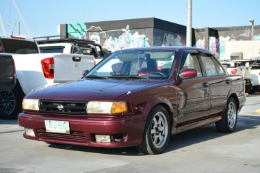 Nissan Elites 'te 26 Mart 2023' te, Paranaque, Filipinler 'de Nissan sentra' da. Nissan Elites, Filipinler 'de bir otomobil kulübü..