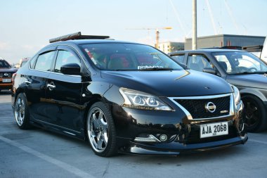 Nissan Elites 'te 26 Mart 2023' te, Paranaque, Filipinler 'de Nissan sentra' da. Nissan Elites, Filipinler 'de bir otomobil kulübü..