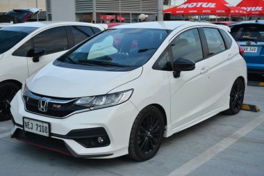 SAN JUAN, PH - MAR 13 - Honda, 13 Mart 2023 'te San Juan, Filipinler' de bir araya geldi. Gerçek formda ekip Filipinler 'de bir araba kulübü grubudur..