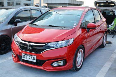 SAN JUAN, PH - MAR 13 - Honda, 13 Mart 2023 'te San Juan, Filipinler' de bir araya geldi. Gerçek formda ekip Filipinler 'de bir araba kulübü grubudur..