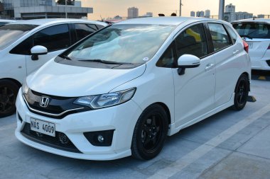 SAN JUAN, PH - MAR 13 - Honda, 13 Mart 2023 'te San Juan, Filipinler' de bir araya geldi. Gerçek formda ekip Filipinler 'de bir araba kulübü grubudur..
