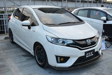 SAN JUAN, PH - MAR 13 - Honda, 13 Mart 2023 'te San Juan, Filipinler' de bir araya geldi. Gerçek formda ekip Filipinler 'de bir araba kulübü grubudur..