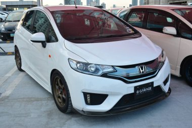 SAN JUAN, PH - MAR 13 - Honda, 13 Mart 2023 'te San Juan, Filipinler' de bir araya geldi. Gerçek formda ekip Filipinler 'de bir araba kulübü grubudur..