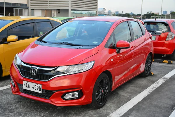 Stock image SAN JUAN, PH - MAR 13 - Honda fit at true fit crew anniversary meet on March 13, 2023 in San Juan, Philippines. True fit crew is a car club group in Philippines.