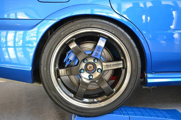 Pasay Mar Subaru Sti Impreza Wheel Jdm Underground Car Show — Stock Fotó