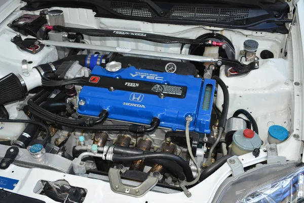 Pasay Mar Honda Civic Engine Jdm Underground Car Show March — Foto de Stock