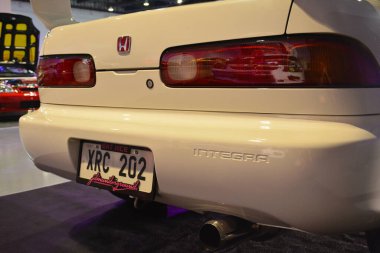 PAsay, PH - MAR 4 - Honda integra JDM Metro Fuarı 'nda 4 Mart 2023 tarihinde Pasay, Filipinler' de. JDM Underground, Filipinler 'de düzenlenen bir otomobil fuarıdır..