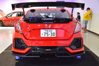 PAsay, PH - MAR 4 - Honda Civic type r JDM Metro Show 'da 4 Mart 2023 tarihinde Pasay, Filipinler' de. JDM Underground, Filipinler 'de düzenlenen bir otomobil fuarıdır..