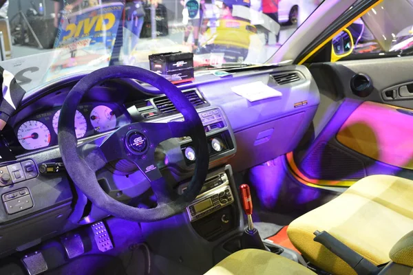 Pasay Mar Honda Civic Mugen Instrumentpanel Jdm Underground Car Show — Stockfoto