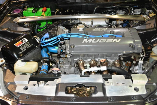 Pasay Mar Honda Civic Mugen Engine Jdm Underground Car Show — Stock Photo, Image