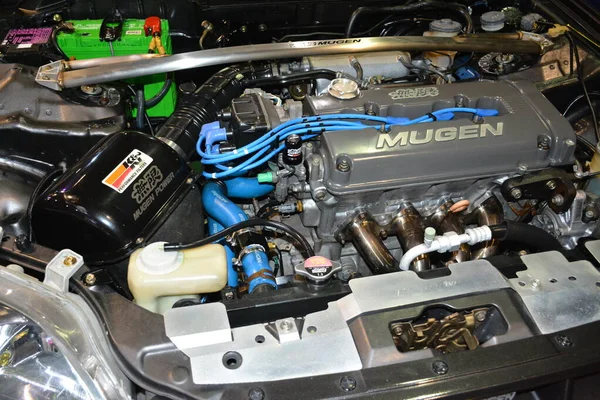Pasay Mar Honda Civic Mugen Engine Jdm Underground Car Show — Foto de Stock