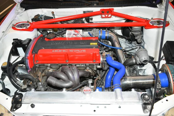 Pasay Mar Mitsubishi Lancer Engine Jdm Underground Car Show March — Stock Photo, Image