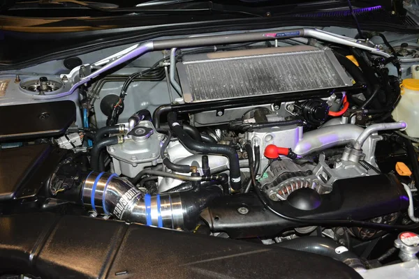 Pasay Mar Subaru Impreza Wrx Engine Jdm Underground Car Show — Foto Stock