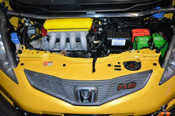 Pasay Mar Honda Fit Engine Jdm Underground Car Show March — Foto de Stock