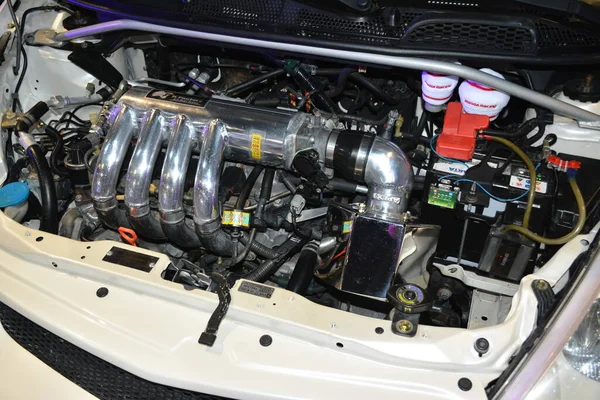 Pasay Mar Honda Jazz Engine Jdm Underground Car Show March —  Fotos de Stock